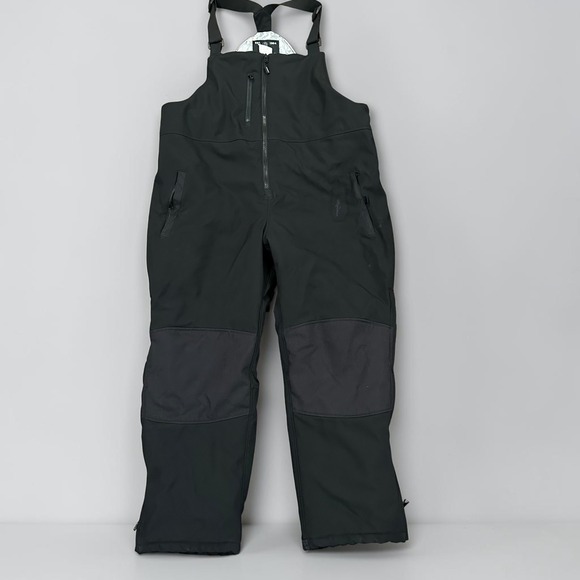 Refrigiwear Other - RefrigiWear 0495R Black Insulated Softshell Bib Overalls Men 2XL Extreme Cold